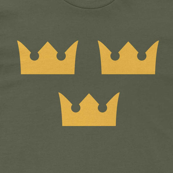 Tre Kronor - Khaki | T-shirt - Sverigekompaniet